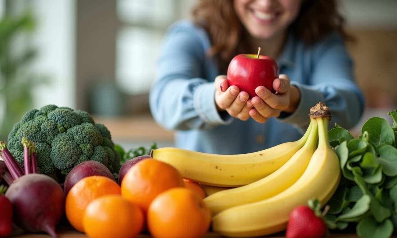 {DLA KOBIET] Odkryj moc równowagi: Rola zdrowych produktów: Jak wybory żywieniowe wpływają na nasze samopoczucie?